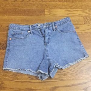 High waisted shorts